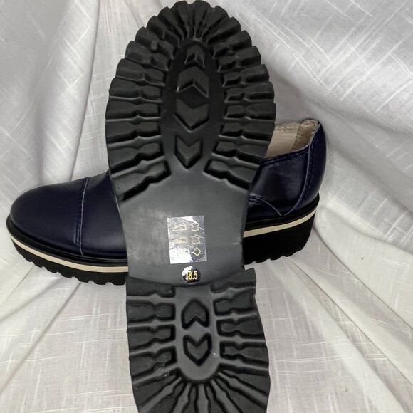 ALL BLACK Brand NWOT Cowman Lugg 23 Loafers Size 38.5 - Picture 6 of 12